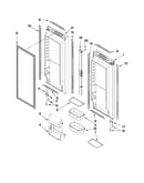 Refrigerator door parts