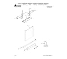 Amana ADB1600AWS1 door and panel parts diagram