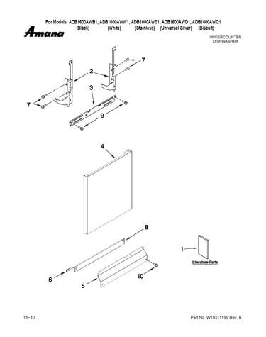 Door and panel parts