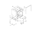 Amana ADB1600AWS1 tub and frame parts diagram