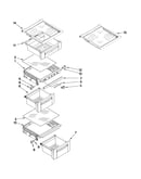 Refrigerator shelf parts