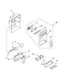 Dispenser front parts