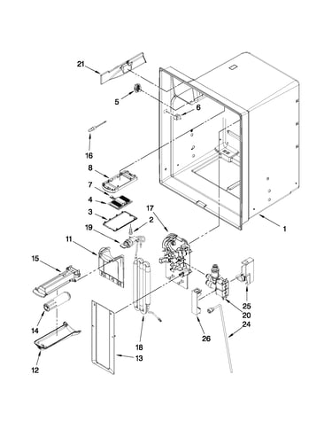Refrigerator liner parts