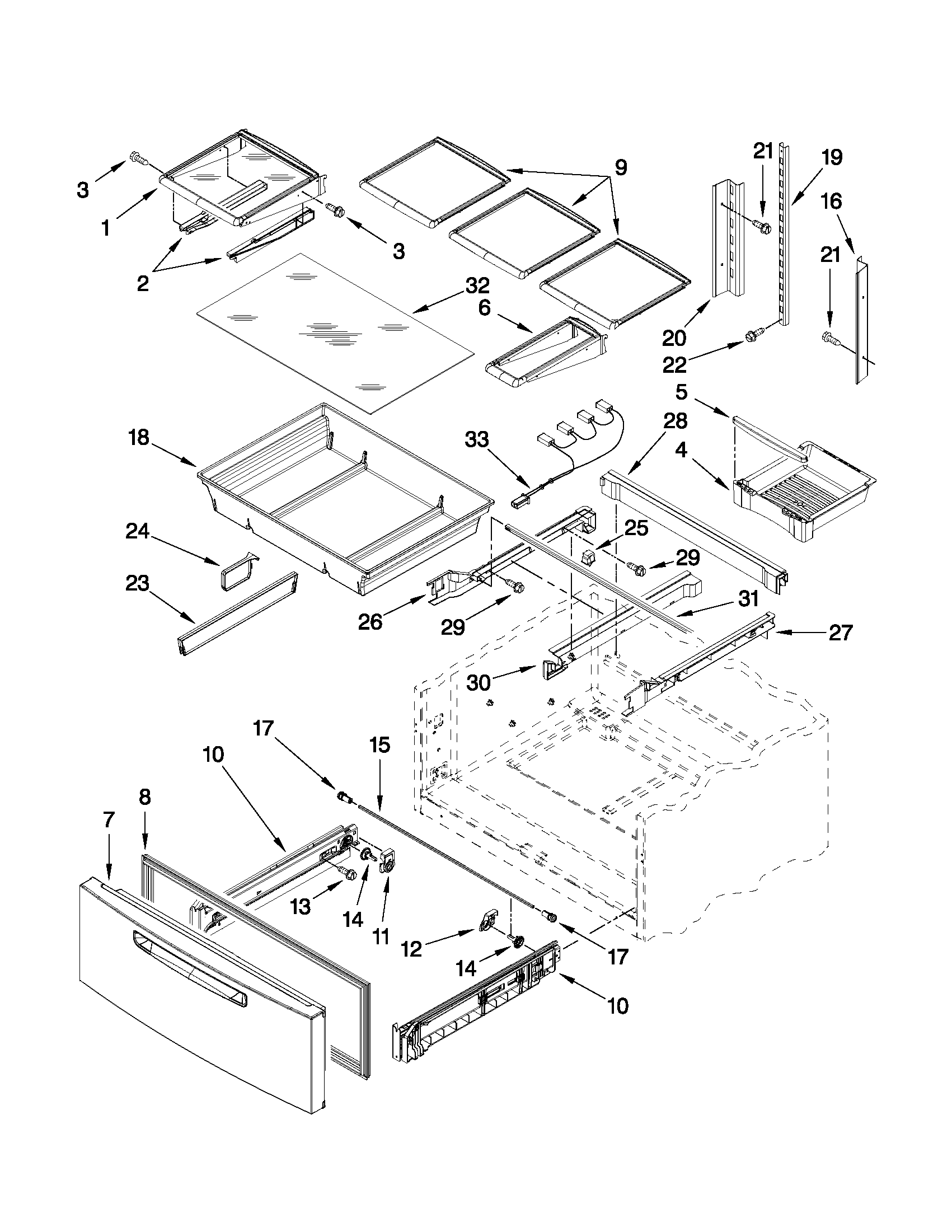 SHELF PARTS