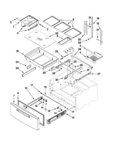 Shelf parts