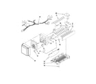 Maytag MFX2571XEW1 icemaker parts diagram