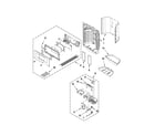 Maytag MFX2571XEB1 dispenser front parts diagram