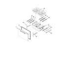 Maytag MFX2571XEM1 freezer door parts diagram
