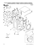 Top and cabinet parts