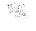 Whirlpool WFW9600TW00 control panel parts diagram