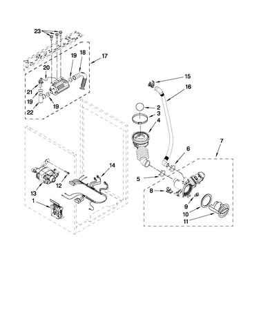 Steamer, pump and motor parts