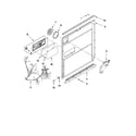 KitchenAid KUDE40FXBL0 inner door parts diagram