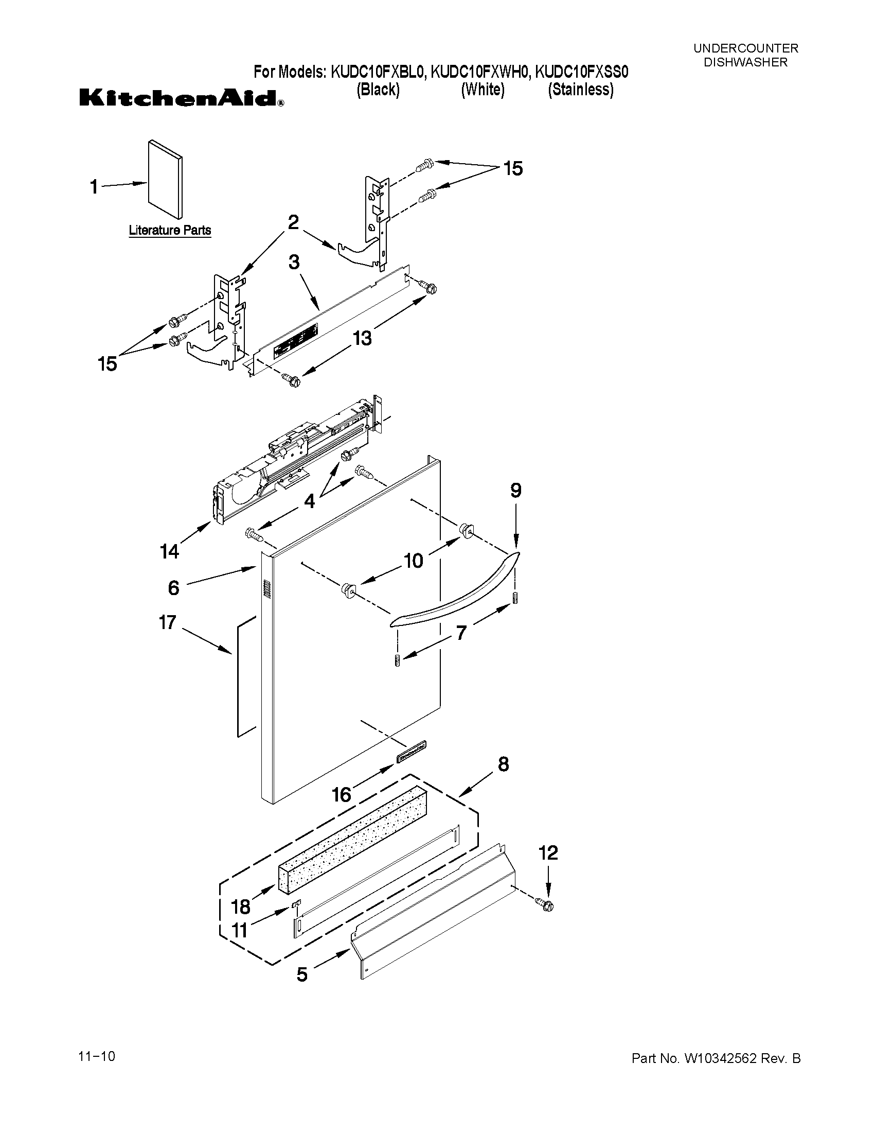 Door and panel parts