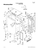 Cabinet liner and door parts