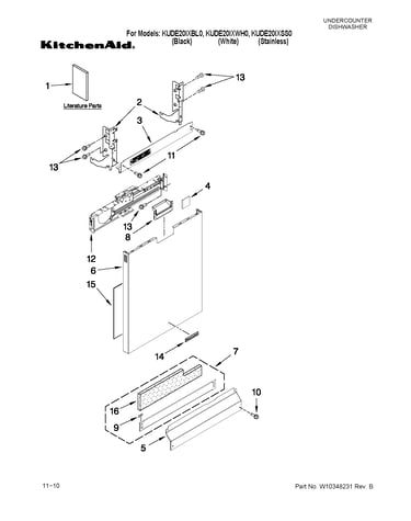 Door and panel parts