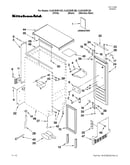 Cabinet liner and door parts