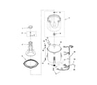 Crosley CAW9244XQ0 basket and tub parts diagram