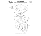 Whirlpool W5CE3024XS00 cooktop parts diagram