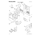 KitchenAid KUWO24LSBX14 cabinet parts diagram