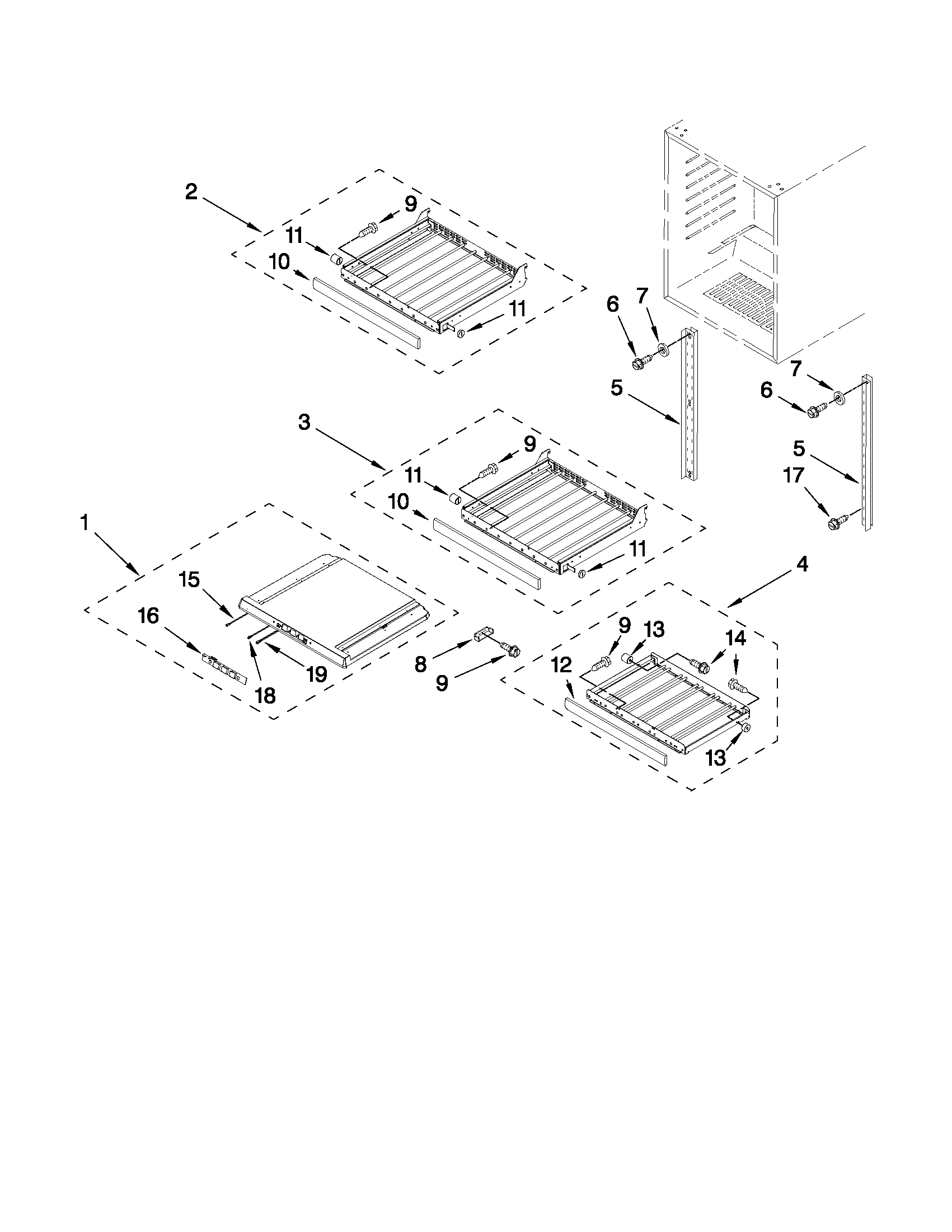 Shelf parts