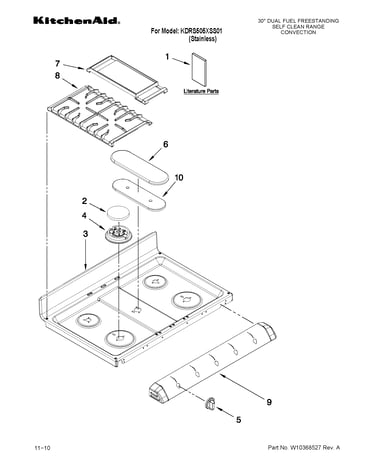 Cooktop parts