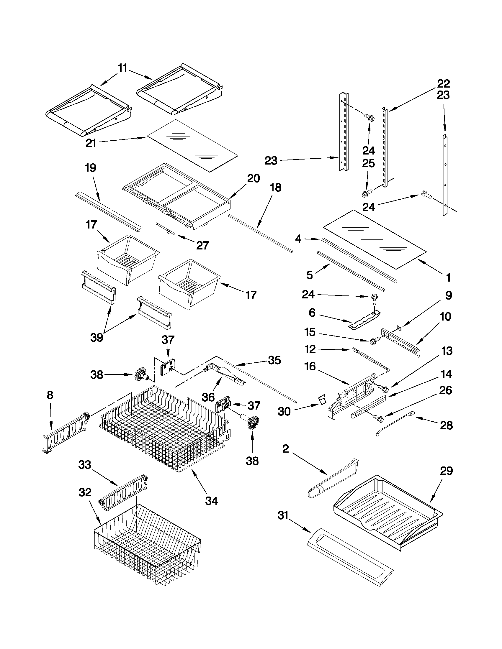 SHELF PARTS