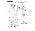 KitchenAid KFIS27CXBL2 cabinet parts diagram