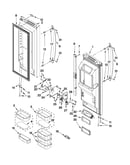Refrigerator door parts
