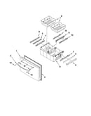Freezer door parts