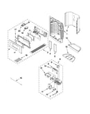 Dispenser front parts