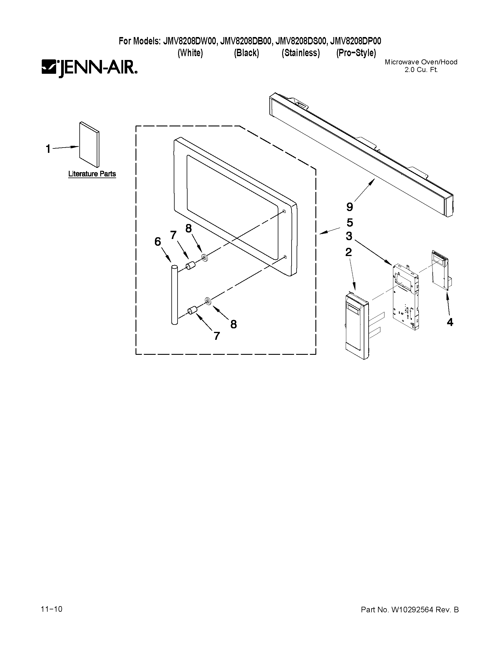 Control panel parts