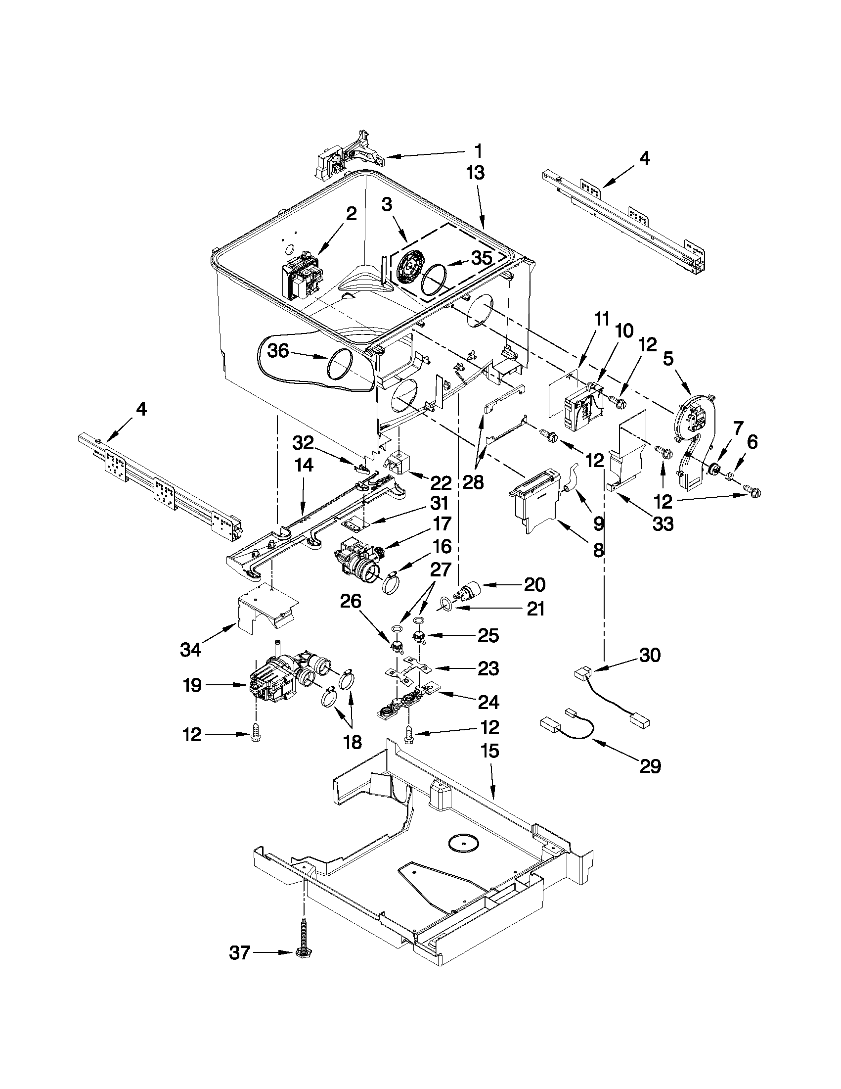 TUB PARTS