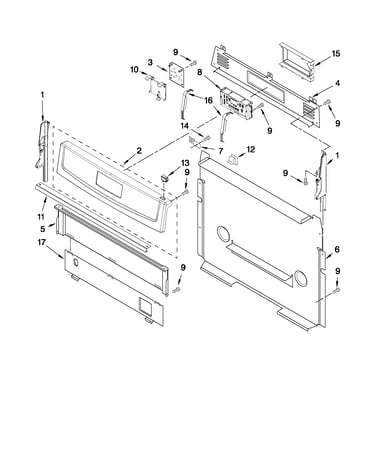 Control panel parts