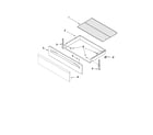 Maytag MGR7775WS2 drawer & broiler parts diagram