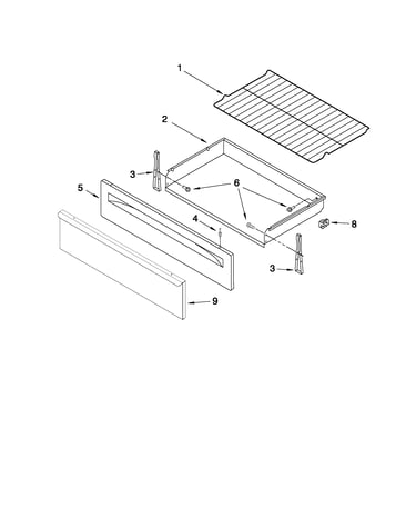 Drawer & broiler parts