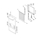 Oven door and drawer parts
