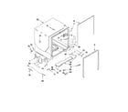 Maytag MDB7759AWS1 tub and frame parts diagram