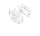 Whirlpool WFE366LVQ0 control panel parts diagram