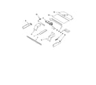 Whirlpool RBD305PVQ00 top venting parts diagram