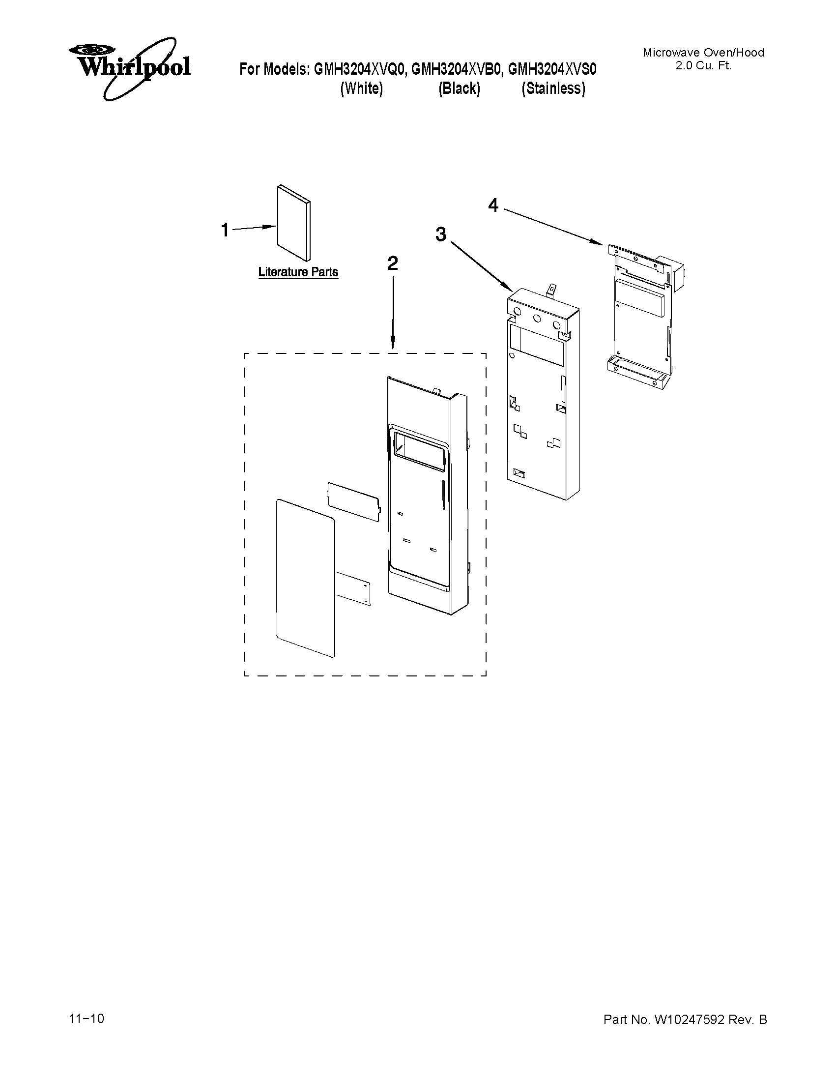 CONTROL PANEL PARTS