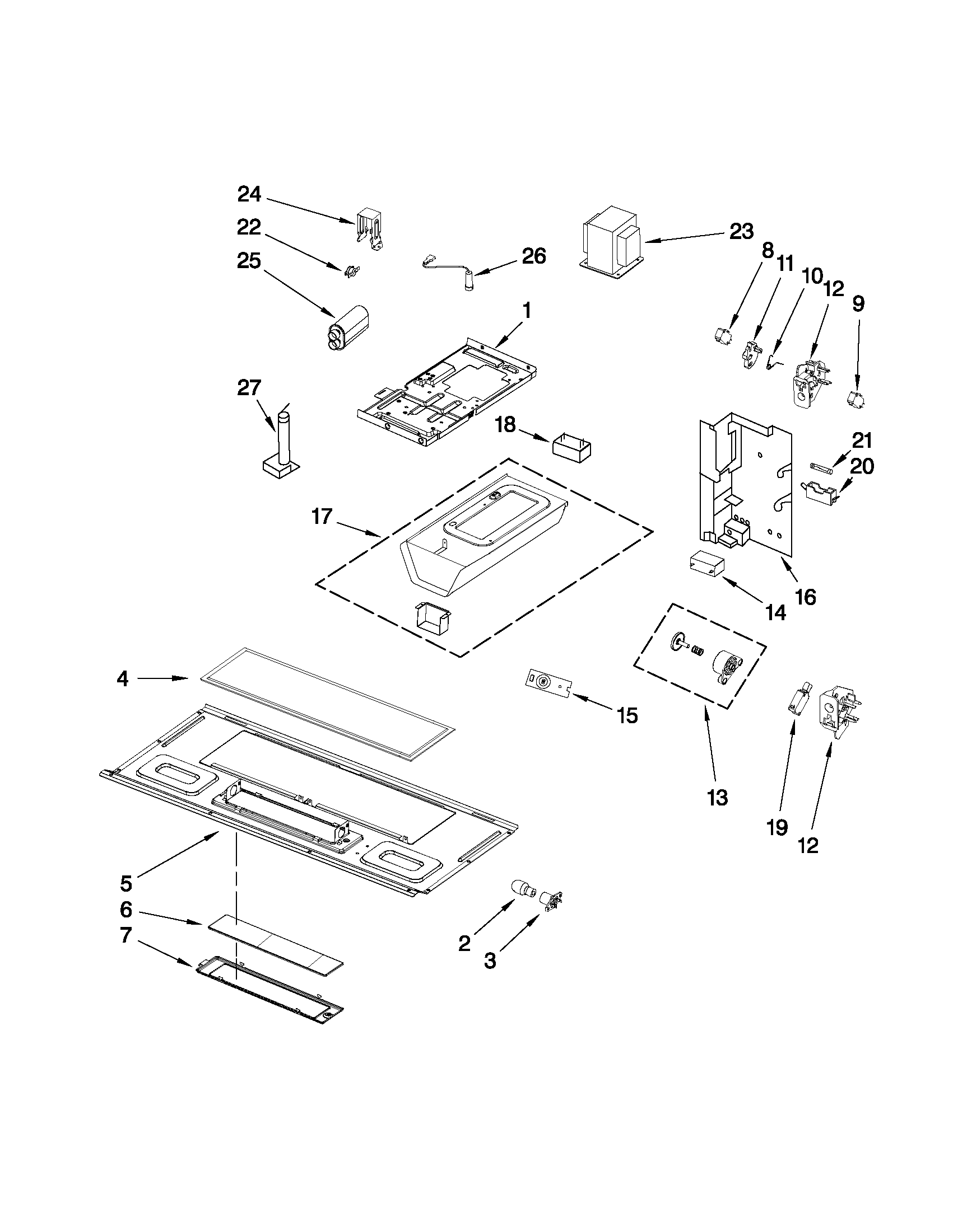 Interior and ventilation parts
