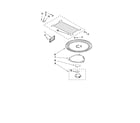 Whirlpool GMH3204XVQ0 turntable parts diagram