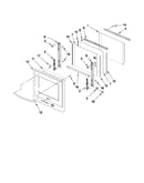 Oven door parts