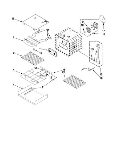 Internal oven parts