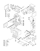 Cabinet and stirrer parts