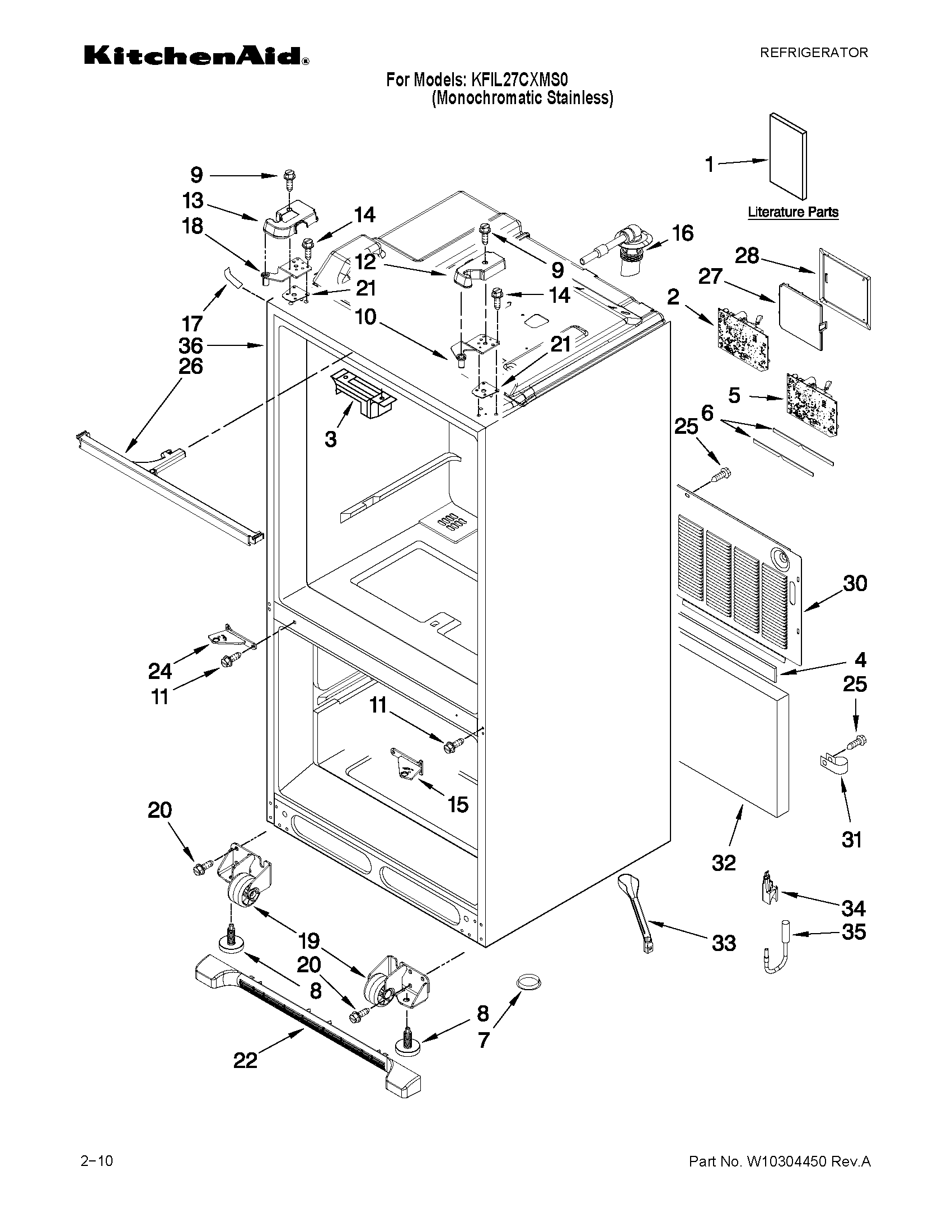 Cabinet parts