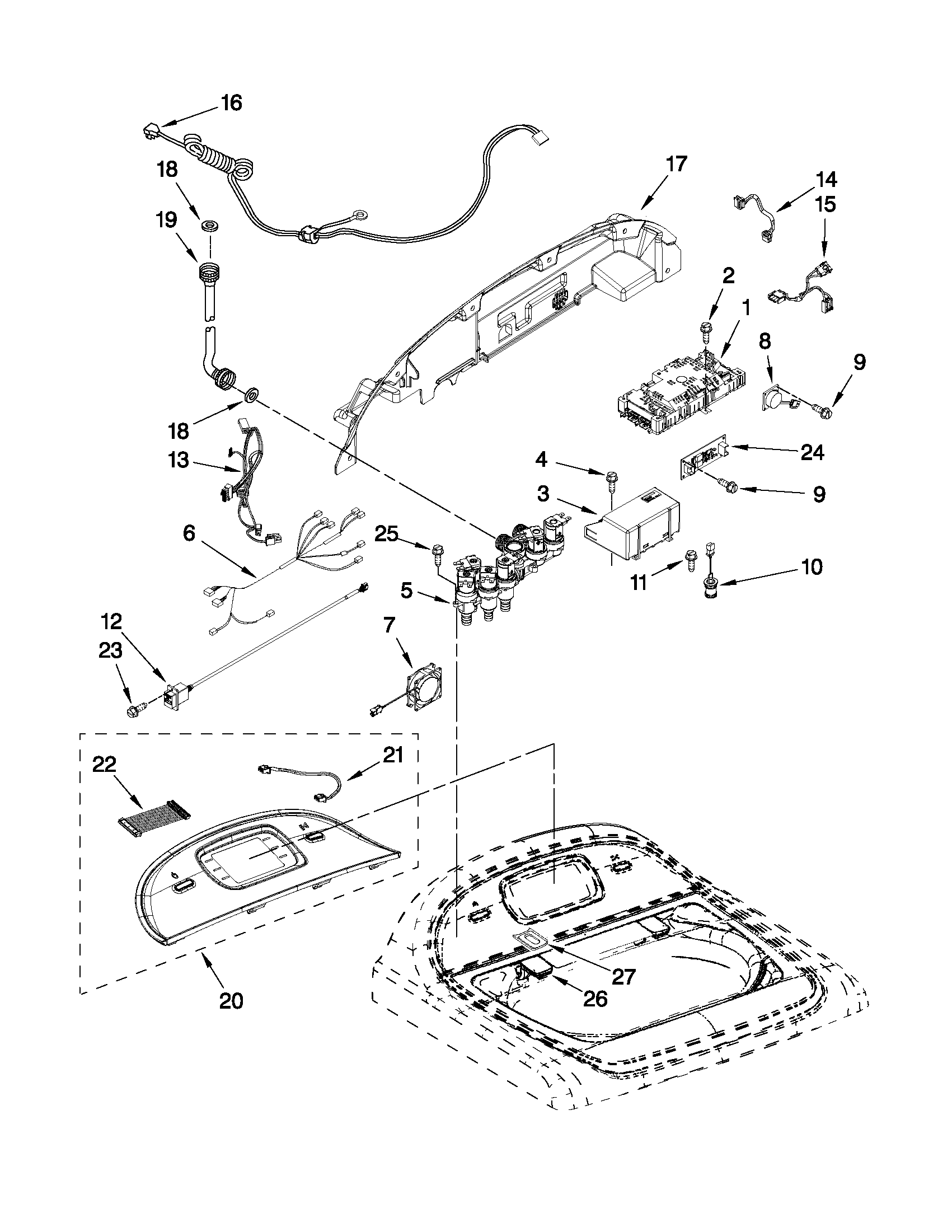 Control panel parts