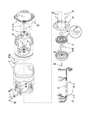 Motor, basket and tub parts