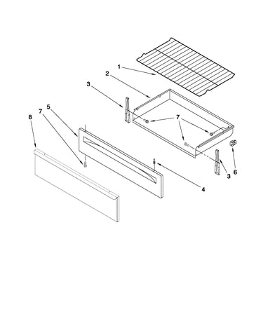 Drawer & broiler parts