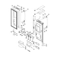 KitchenAid KFIL27CXMS1 refrigerator door parts diagram